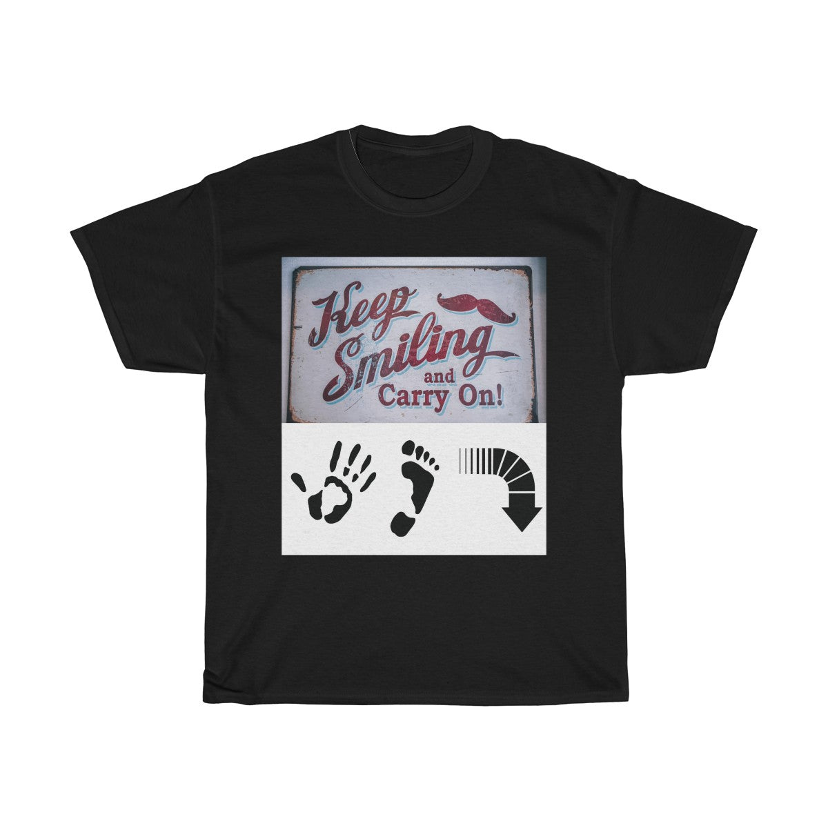 Five Toes Down Keep Smiling Unisex Tee
