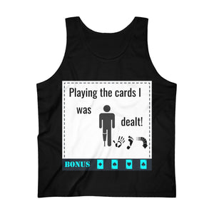 Five Toes Down Playing Cards Dealt Ultra Cotton Tank Top