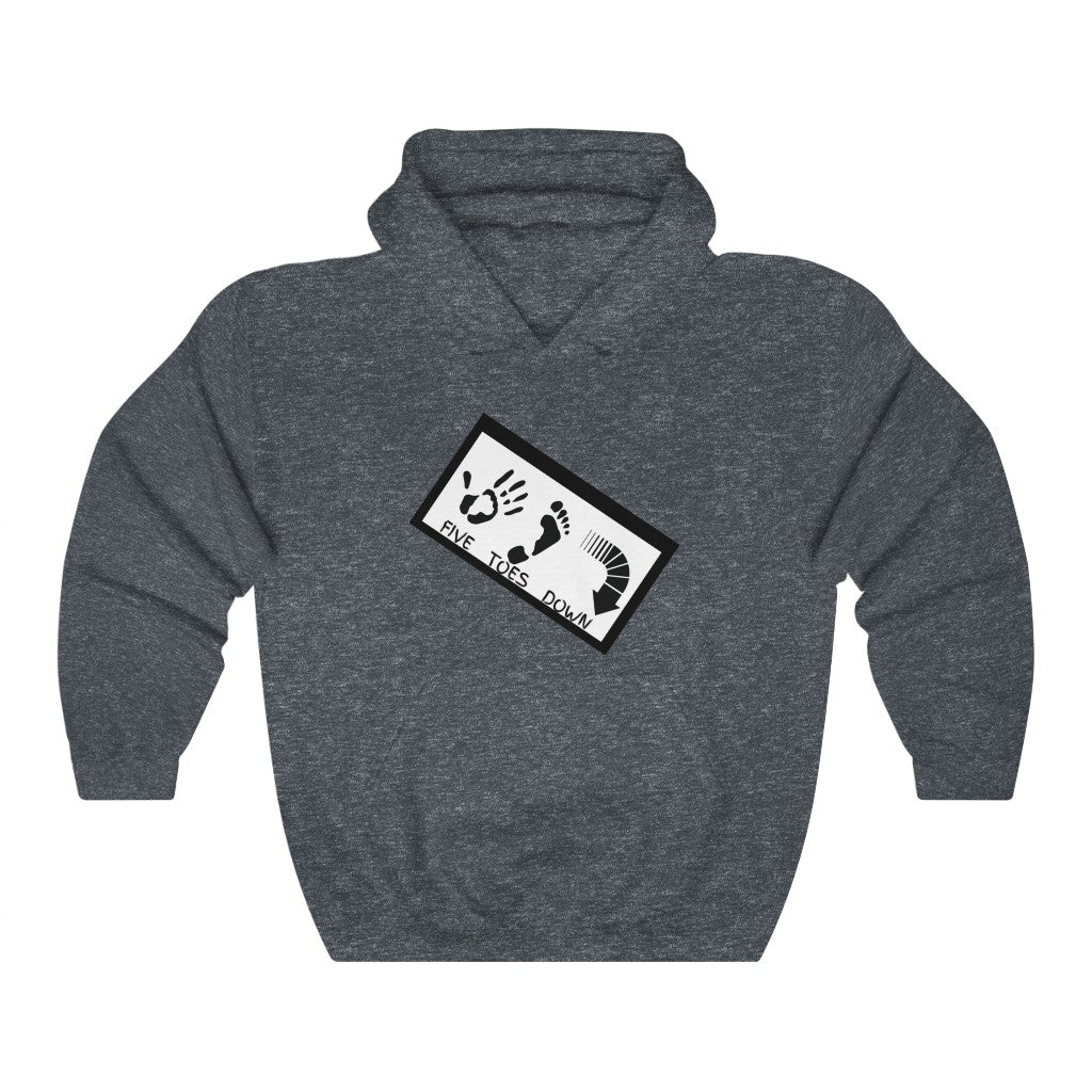 Five Toes Down Logo Unisex Heavy Blend Hooded Sweatshirt