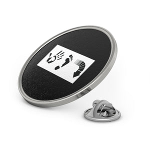 Five Toes Down Metal Pin