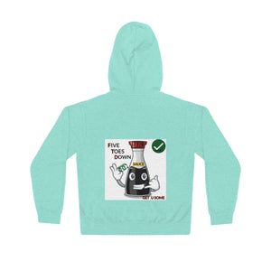 Five Toes Down Sauce Unisex Lightweight Hoodie(Back)