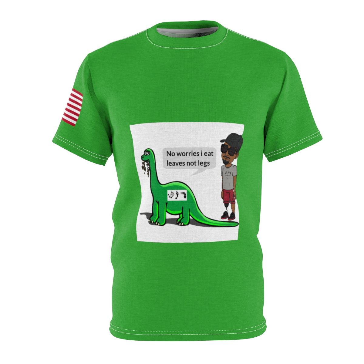 Five Toes Down Dino Unisex Cut & Sew Tee