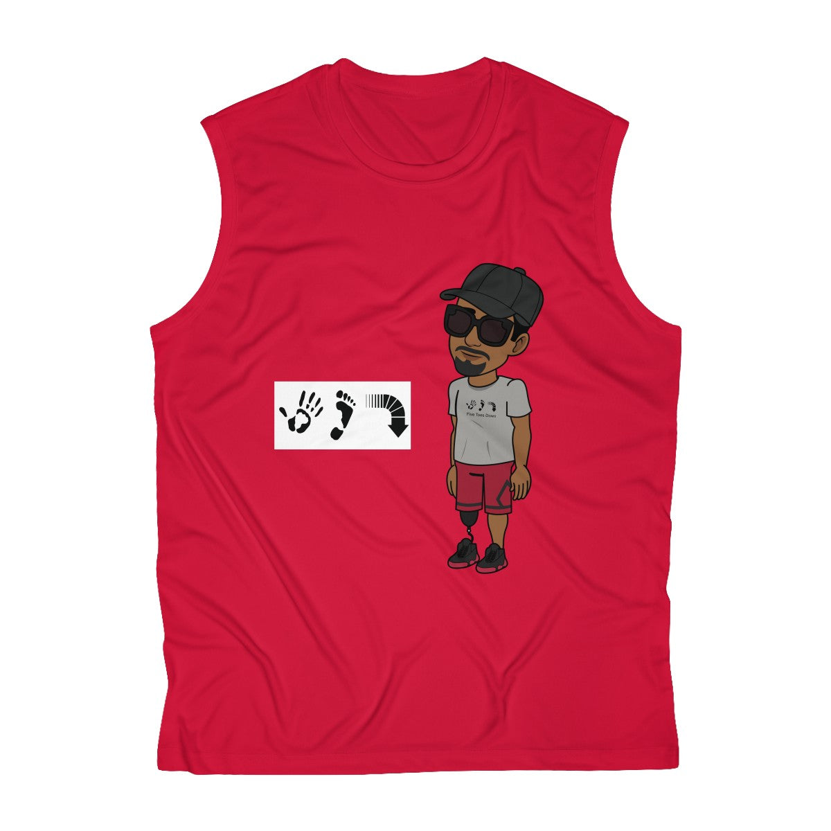 Five Toes Down Henry Performance Tee