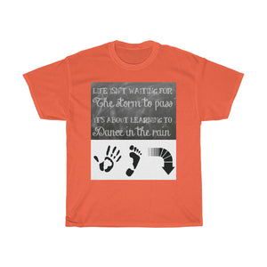 Five Toes Down Life is a Storm Unisex Tee