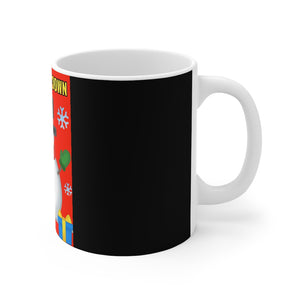 Five Toes Down Snowman Mug 11oz
