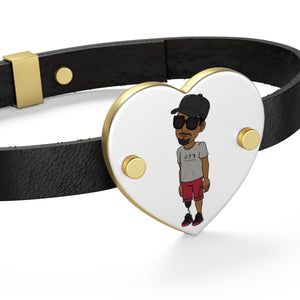 Five Toes Down Leather Bracelet