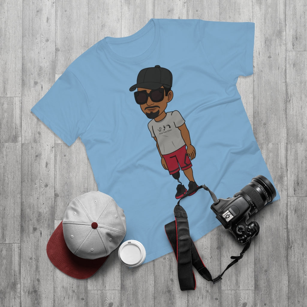 Five Toes Down Henry the Amputee Single Jersey Men's T-shirt