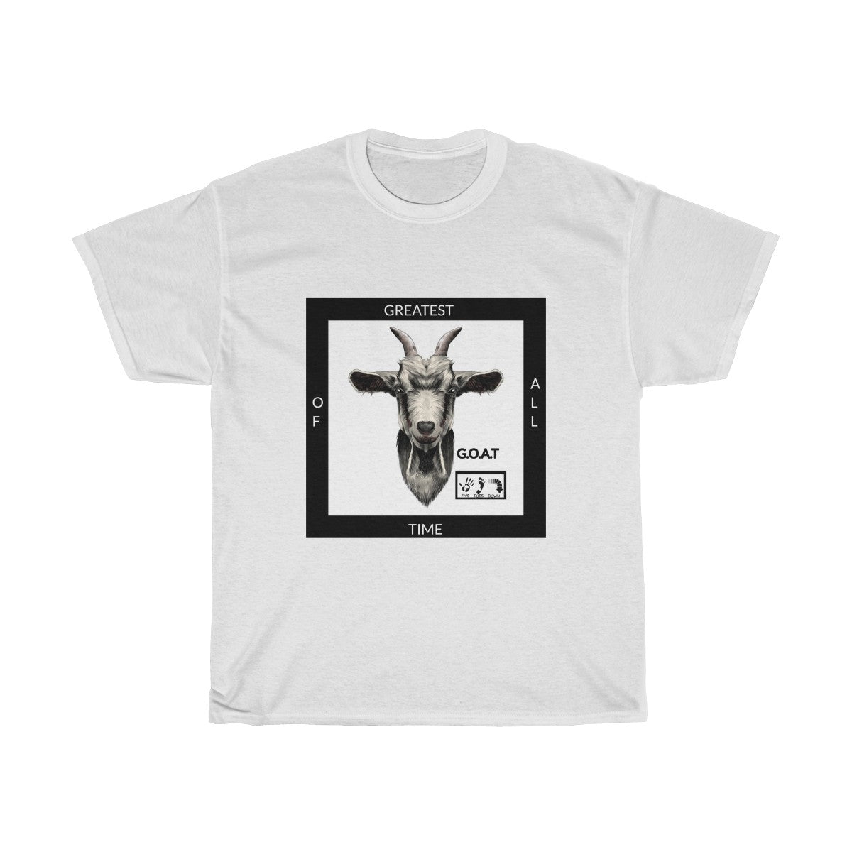 Five Toes Down G.O.A.T Unisex Cotton Tee