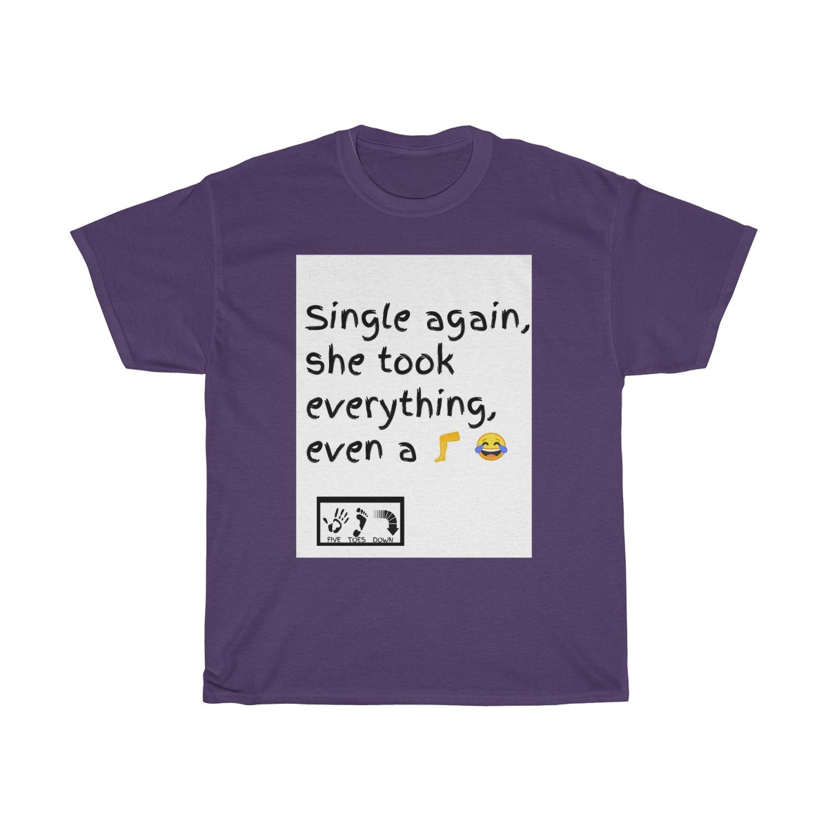 Five Toes Down She Took Unisex Tee