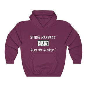 Five Toes Down Show Respect Unisex Heavy Blend Hooded Sweatshirt