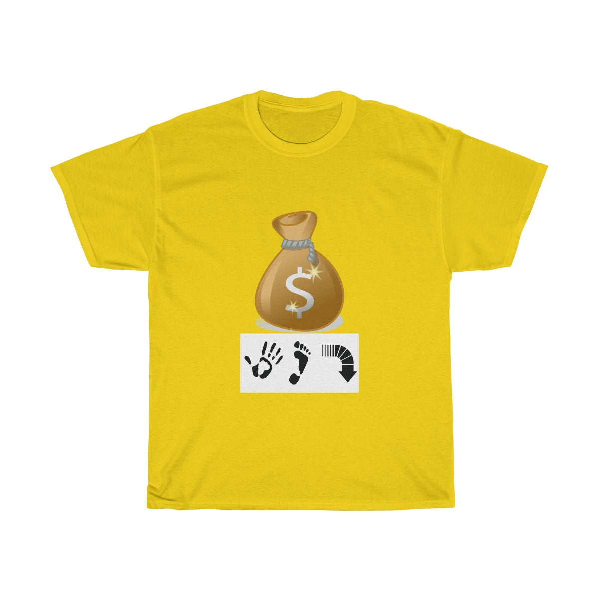 Five Toes Down Money Bag Unisex Tee