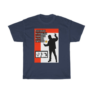 Five Toes Down Be Quiet Heavy Cotton Tee