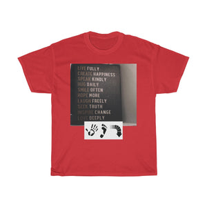 Five Toes Down Words to Live By Unisex Tee