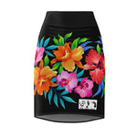 Five Toes Down Floral Print 2 Women's Pencil Skirt