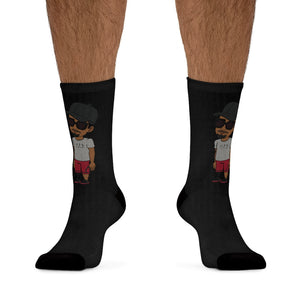 Five Toes Down Henry The Amputee Socks blk
