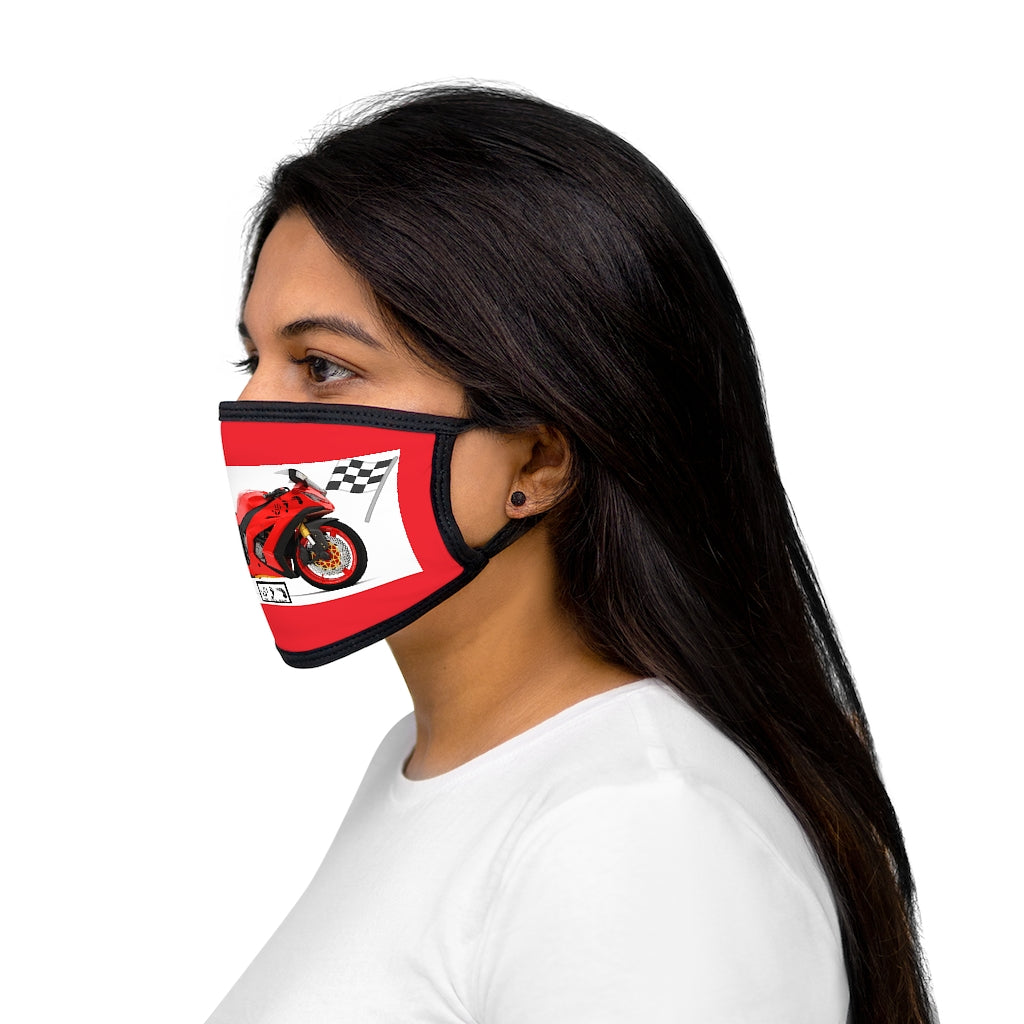 Five Toes Down Rider Mixed-Fabric Face Mask