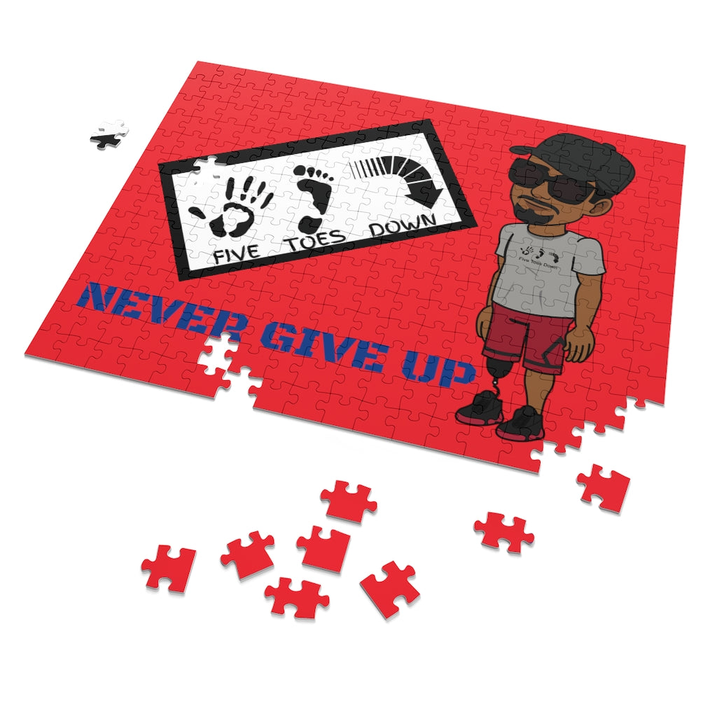 Five Toes Down 252 Piece Puzzle