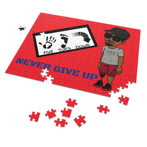 Five Toes Down 252 Piece Puzzle