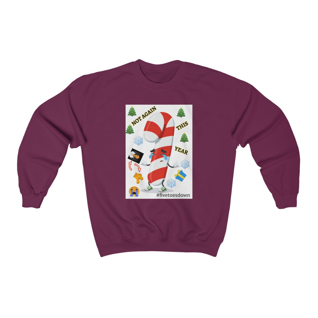 Five Toes Down Bad Gift Unisex Heavy Blend Sweatshirt