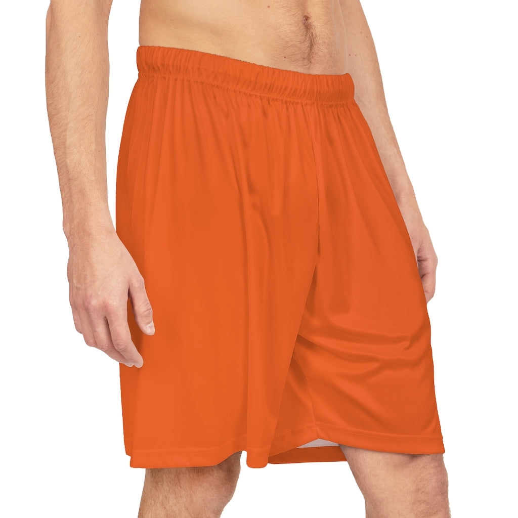 Five Toes Down Basketball Shorts Orange