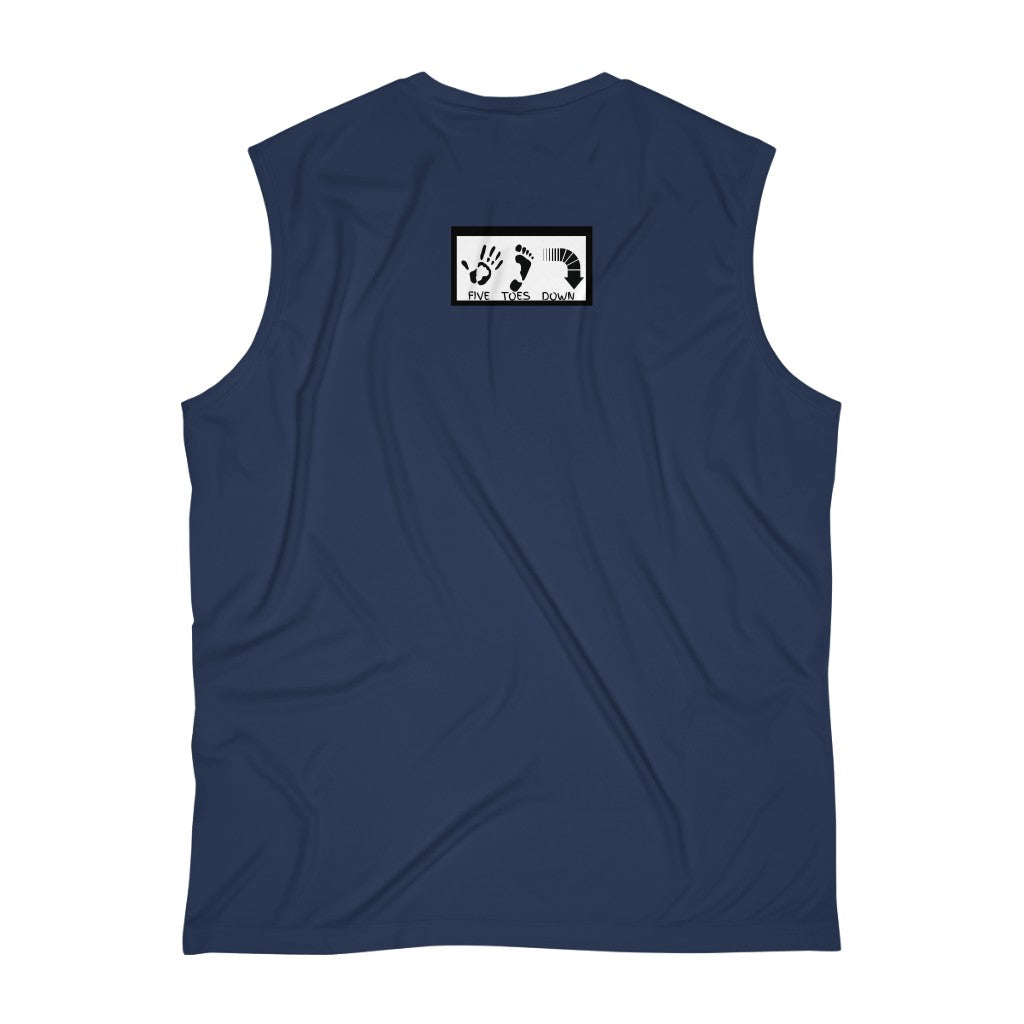 Five Toes Down Sleeveless Performance Tee Muscle