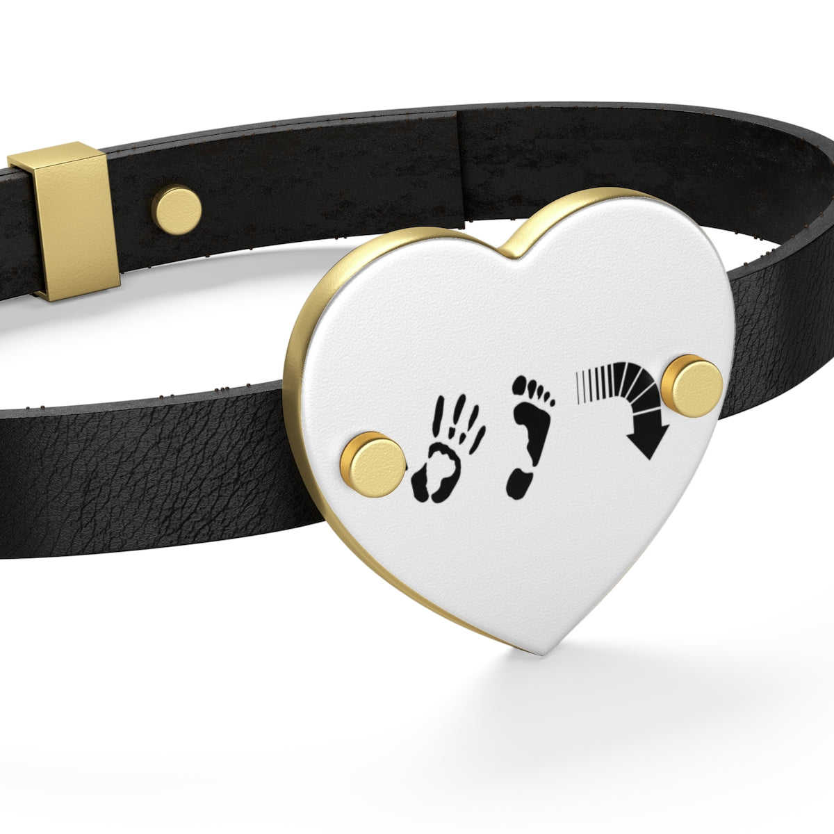 Five Toes Down Leather Bracelet