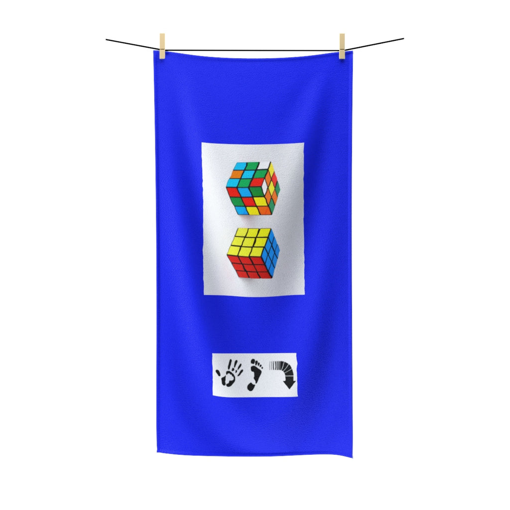 Five Toes Down Cube Polycotton Towel