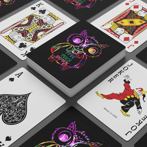 Five Toes Down Owl Poker Cards