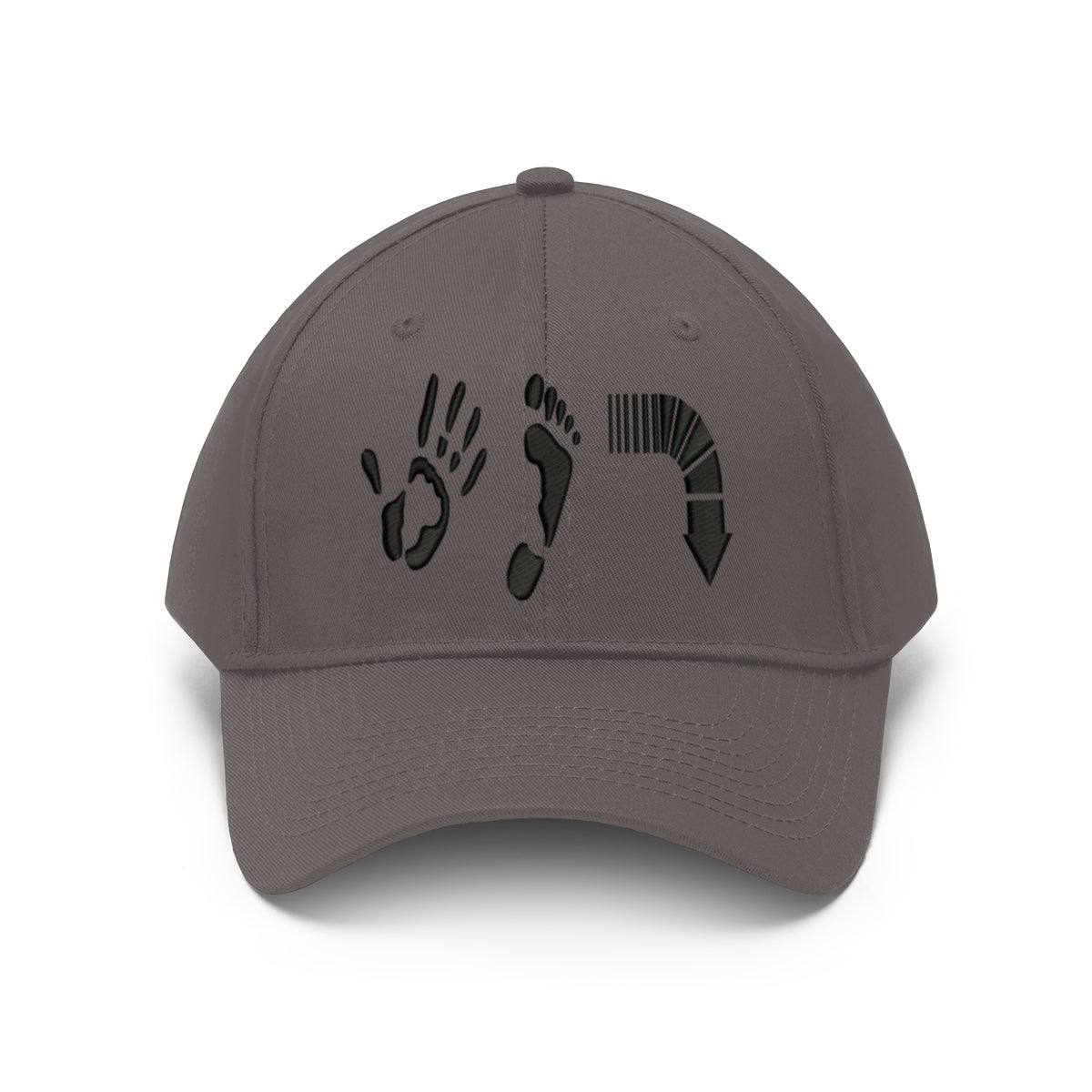 Five Toes Down Unisex Twill Hat Embroidered