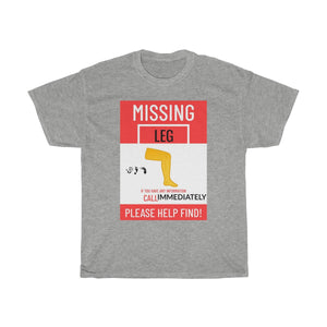 Five Toes Down Missing Leg Unisex Tee