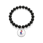 Five Toes Down Amp Kisses Matte Onyx Bracelet