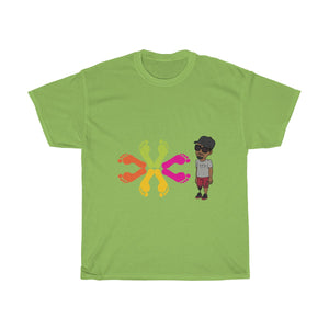 Five Toes Down Circle of Feet Unisex Tee