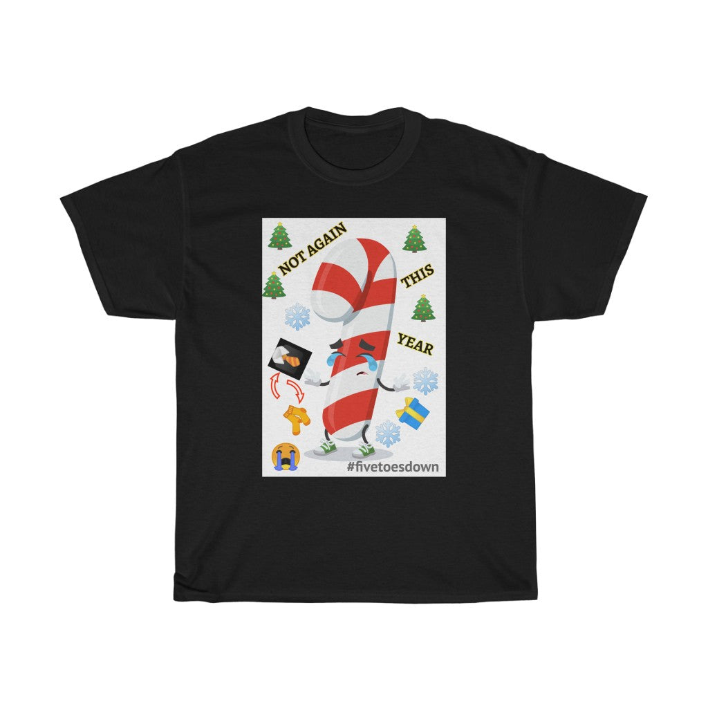 Five Toes Down Bad Gift Christmas Unisex Tee