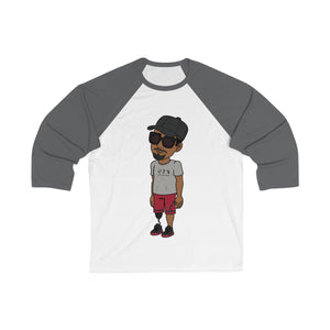 Five Toes Down Henry Unisex 3/4 Sleeve Baseball Tee