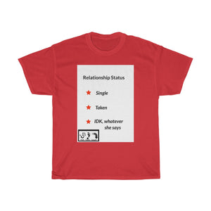 Five Toes Down Relationship Status Unisex Tee