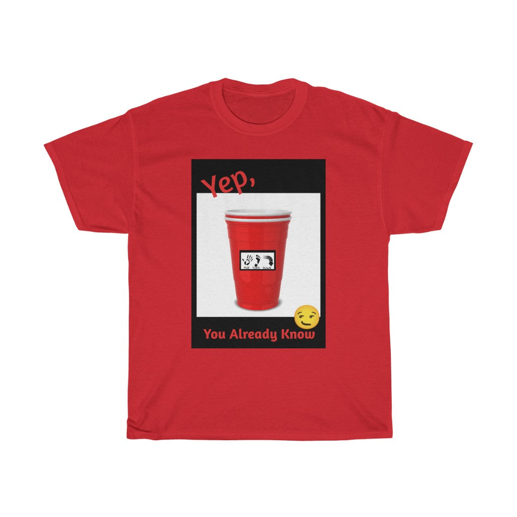 Five Toes Down Red Cup Unisex Tee