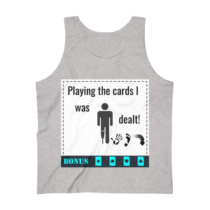 Five Toes Down Playing Cards Dealt Ultra Cotton Tank Top
