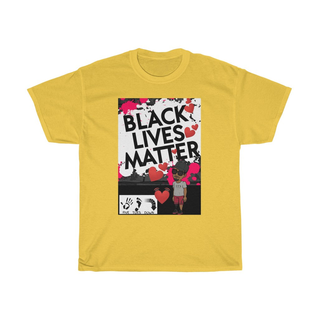 Five Toes Down BLM Unisex Tee