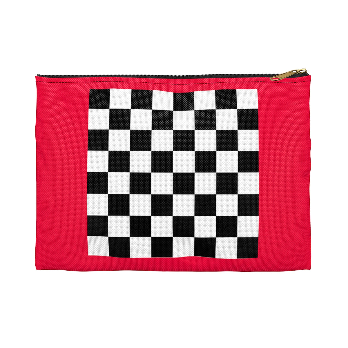 Five Toes Down Red Accessory Pouch