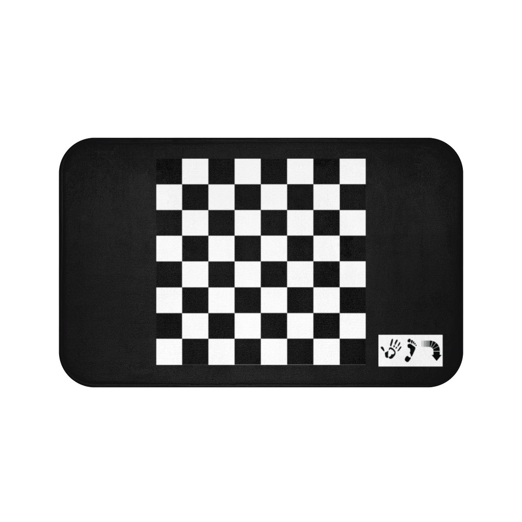 Five Toes Down Square Bath Mat