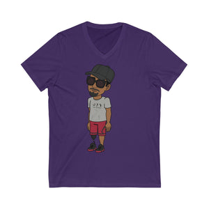 Five Toes Down Henry Unisex V-Neck Tee