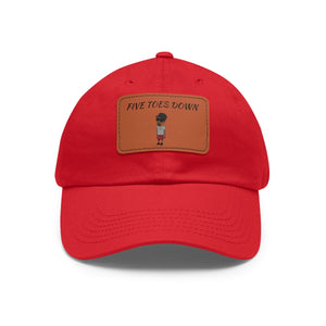 Five Toes Down Henry The Amputee Hat with Leather Patch