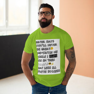 Five Toes Down Single Jersey Men's T-shirt Hater Says