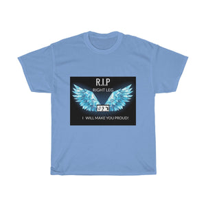 Five Toes Down R.i.p Right Leg Unisex Tee