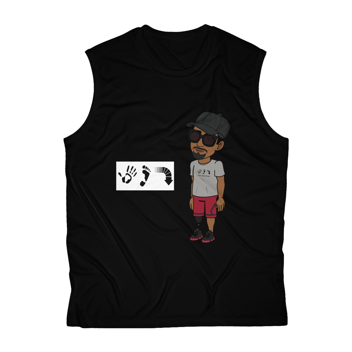 Five Toes Down Henry Performance Tee