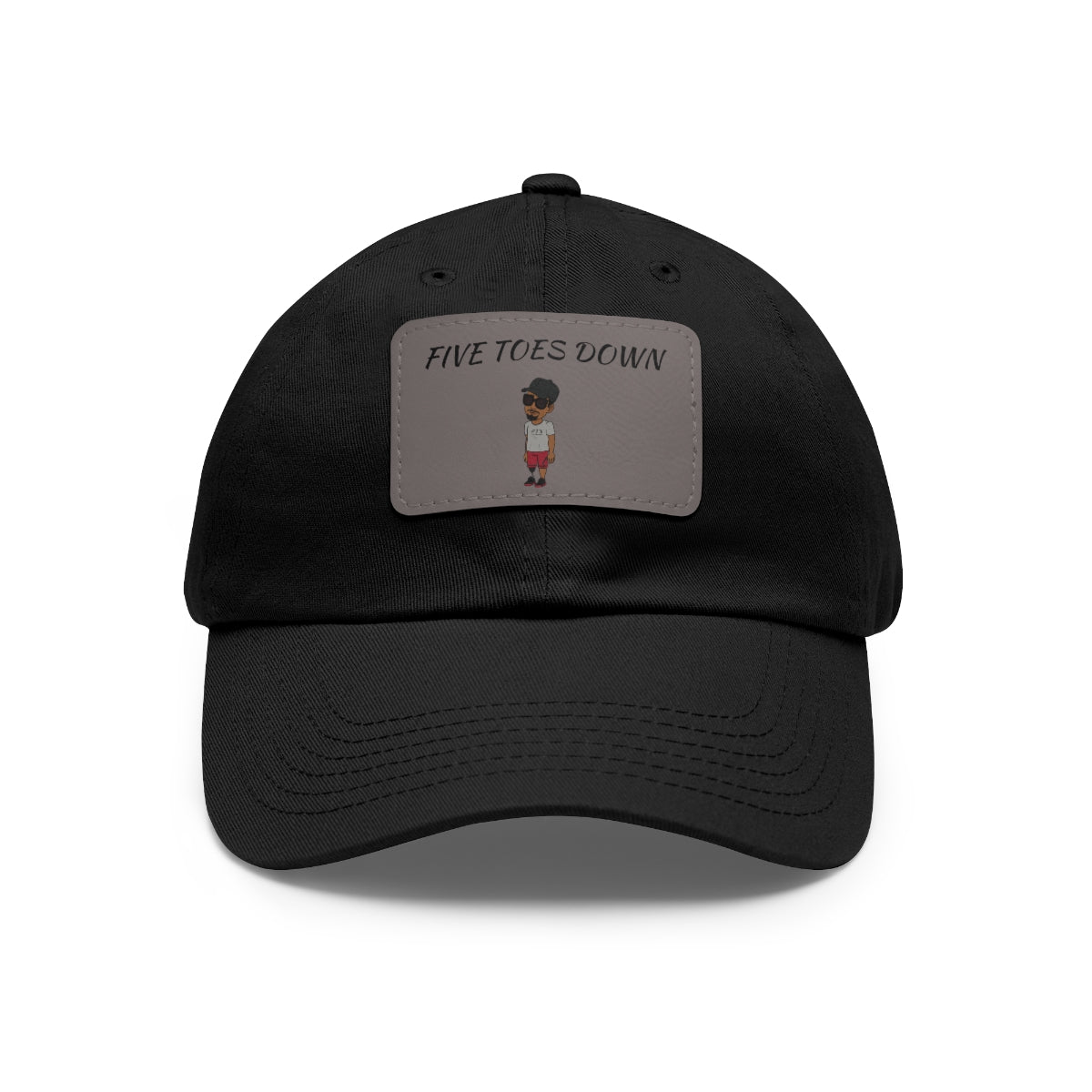 Five Toes Down Henry The Amputee Hat with Leather Patch