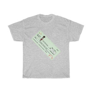 Five Toes Down Check Unisex Tee