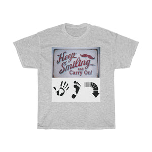 Five Toes Down Keep Smiling Unisex Tee