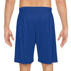 Five Toes Down Basketball Shorts Blue