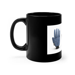 Five Toes Down All Hands Black mug 11oz